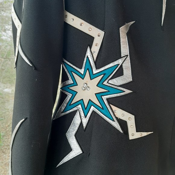 Berry Fit Women's XS / S Black Western Pleasure Horsemanship Showmanship Jacket - Picture 6 of 6